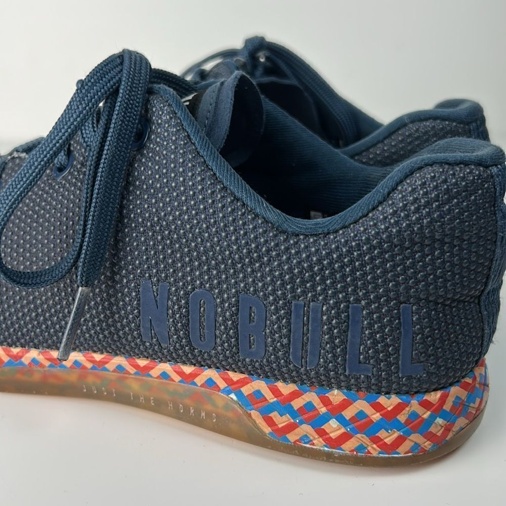 NOBULL SuperFabric Trainers NAVY PIXEL Gym CrossFit SNEAKERS Unisex W=9 M=7.5 - Picture 4 of 8